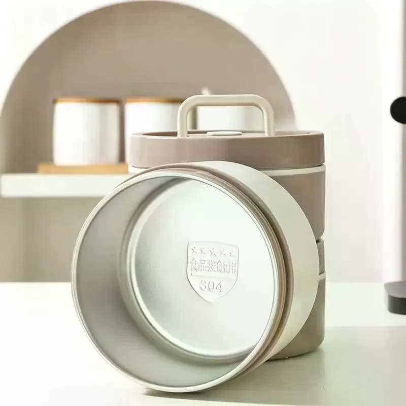 Stainless Steel Thermal Bento Lunch Box Set
