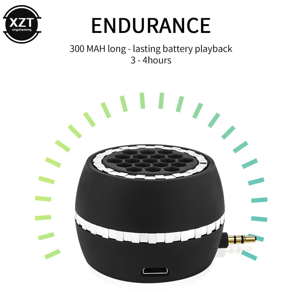 Portable Mini Wireless Speaker with 3.5mm Jack