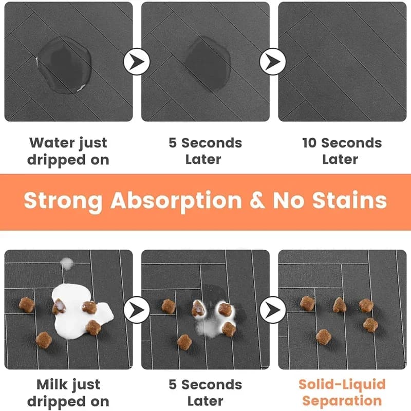 Pet Placemat Waterproof Dog and Cat Bowl Mat