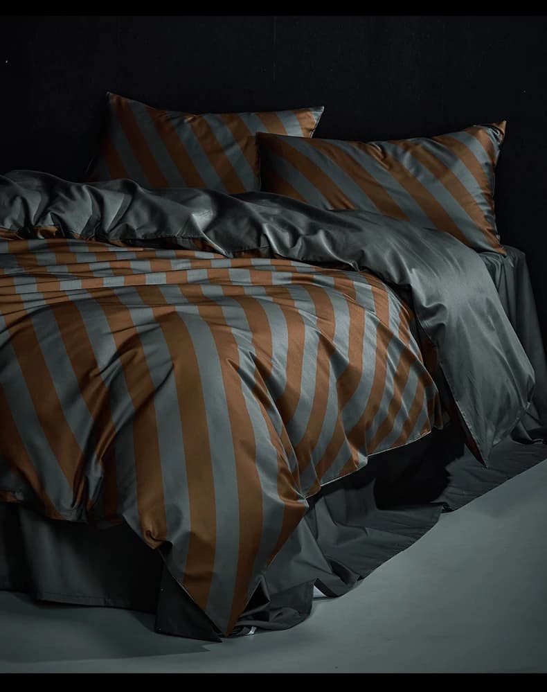 Four piece bed set 100 sateen high-end long staple cotton all-cotton sheet and quilt set bedding