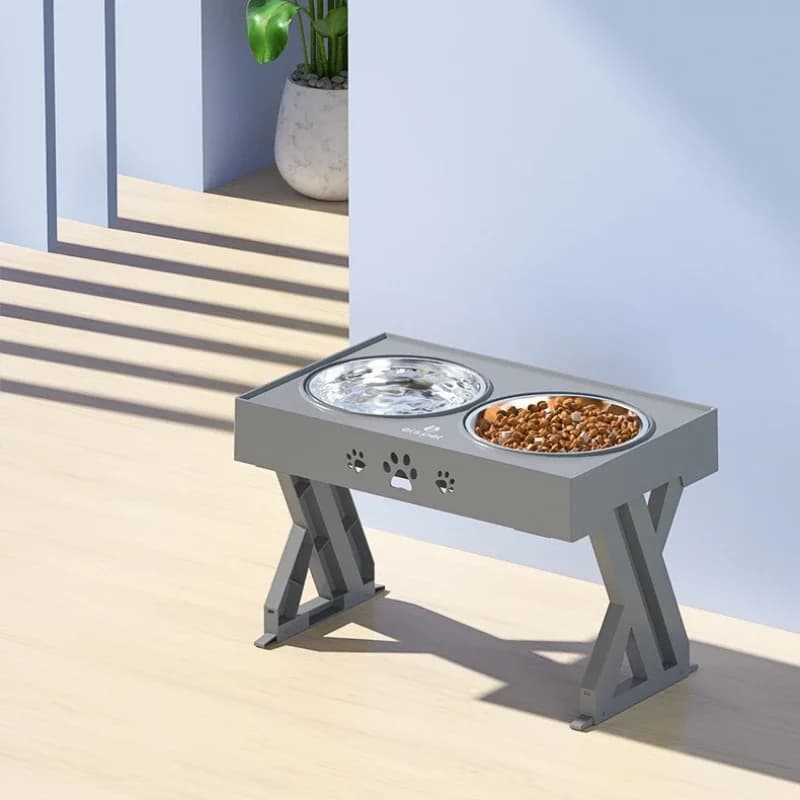 Adjustable Elevated Pet Dining Table