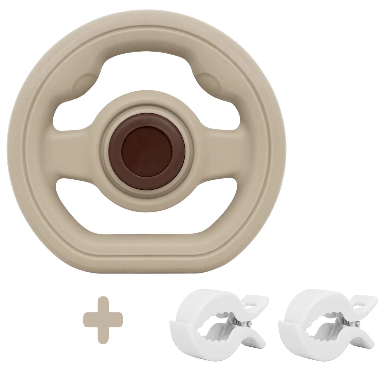 Baby Stroller Steering Wheel with Blanket Clips