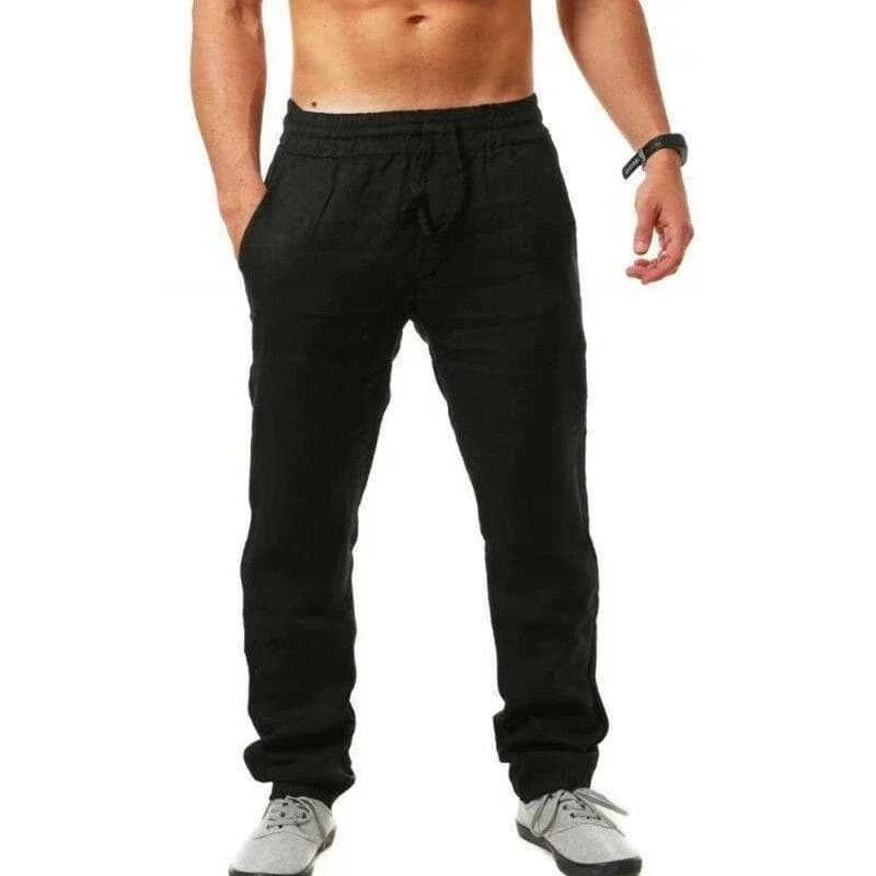 Men's Baggy Cotton Linen Casual Pants