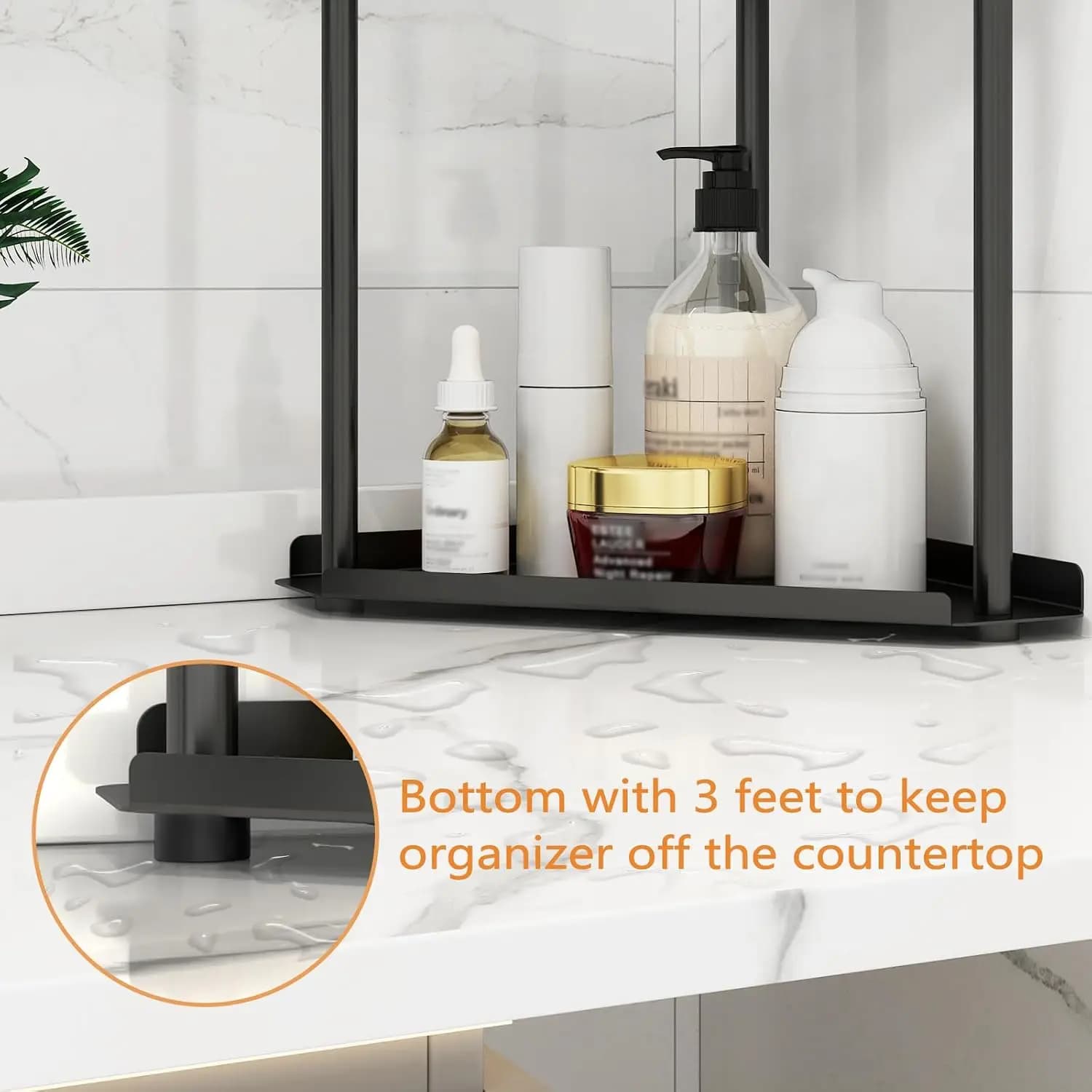 2-Tier Bathroom Counter Organizer