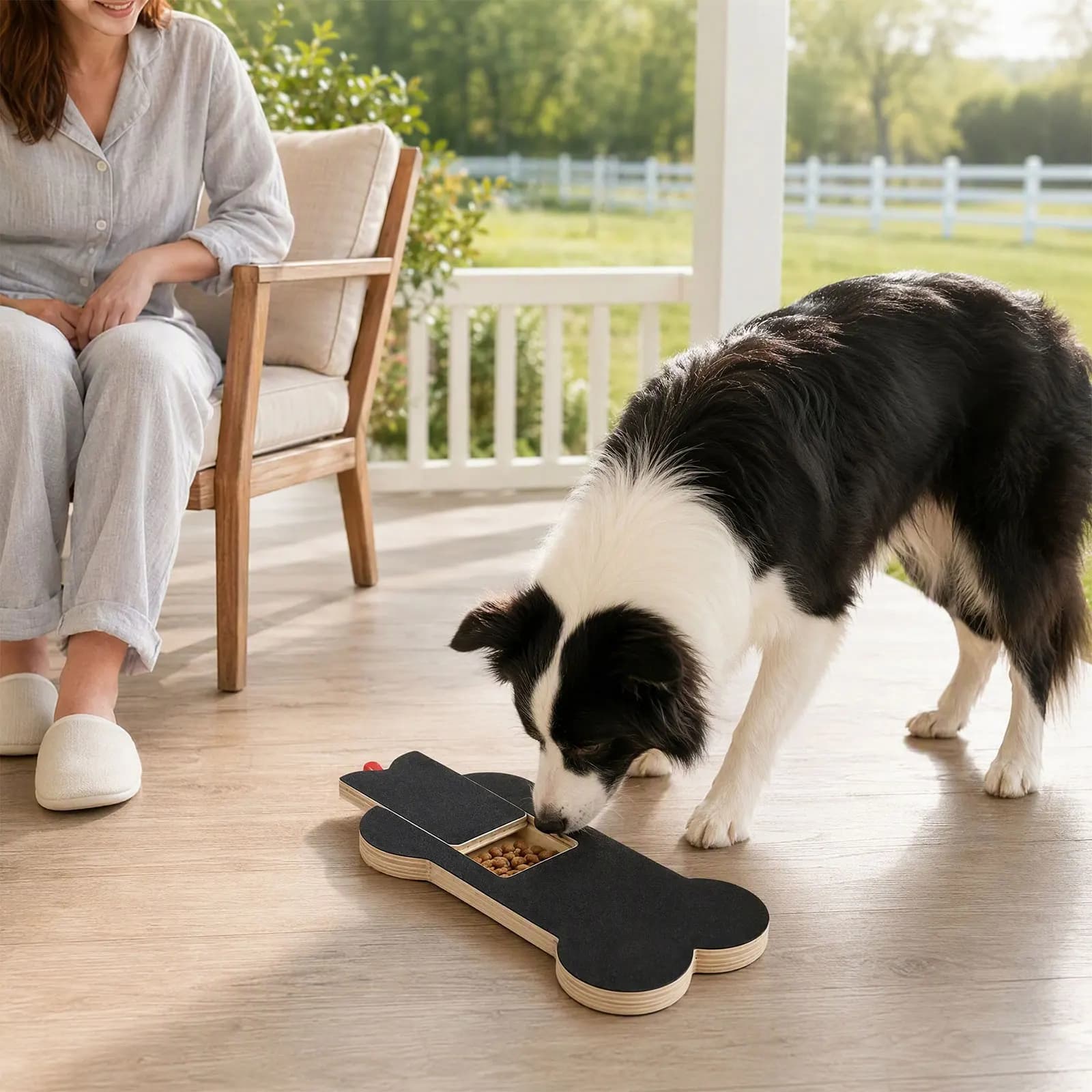 Dog Nail File Pad with Treat Holder