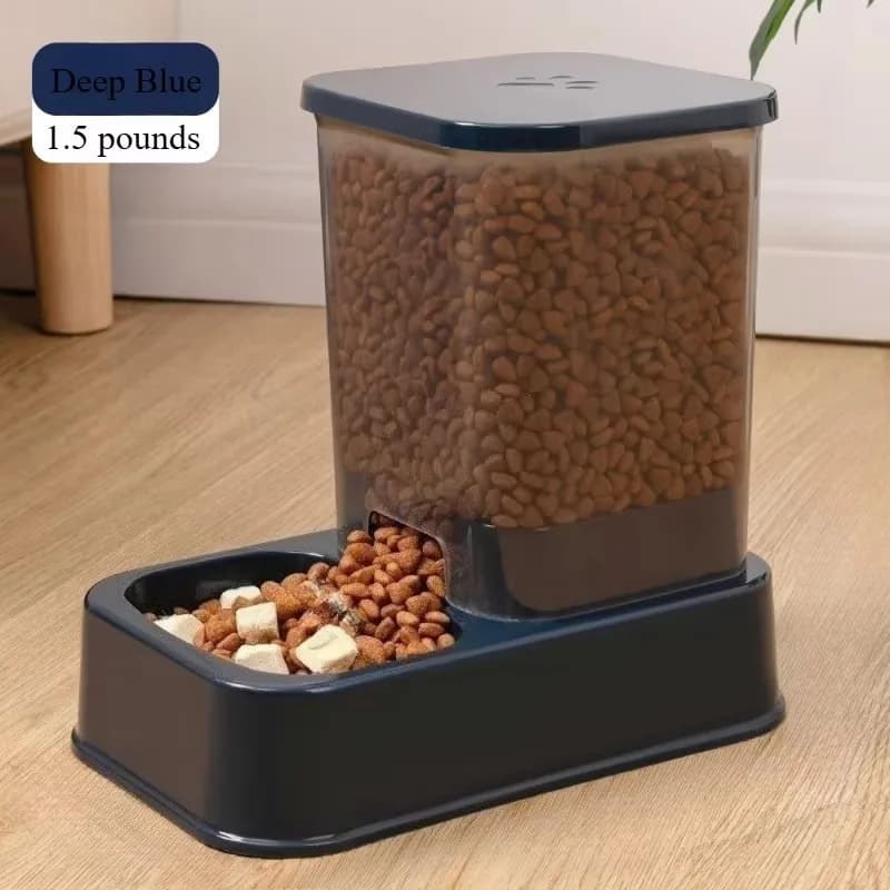 Automatic Portion-Control Pet Feeder with Water