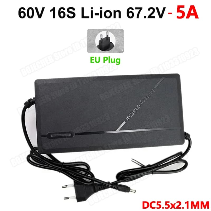 Multi-Voltage Lithium Battery Charger 36V-72V