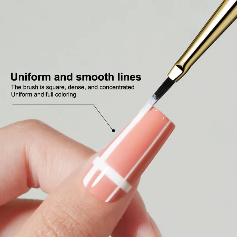 Nail Art Painting Brush Acrylic Lines Pen Stripes Grid Flower Butterfly Drawing Watercolor Brushes UV Gel DIY Design Manicure