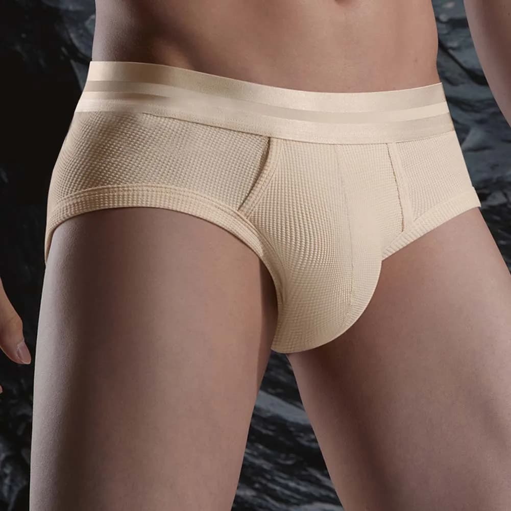 Men's Waffle Briefs Lightweight Breathable