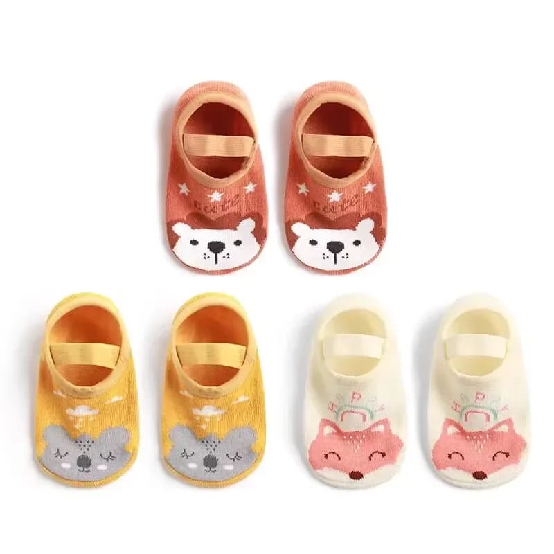 Kids Non-Skid Toddler Socks with Grip Sole