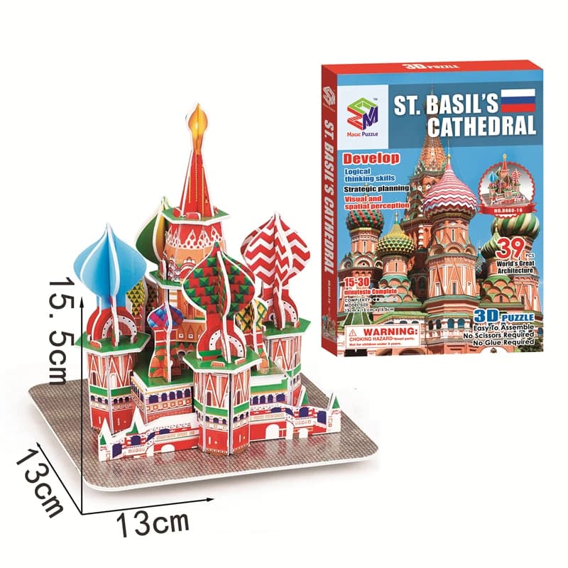 3D Jigsaw Puzzle Building Toy