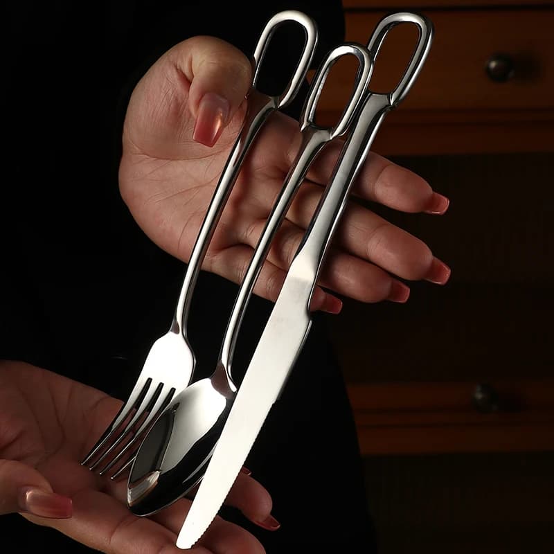 Western Dining Utensils Three-Piece Set
