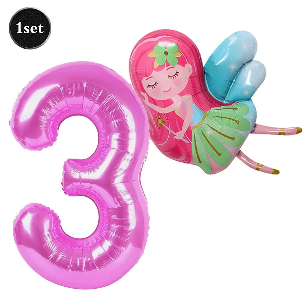 Fairy First Birthday Party Decorations Set
