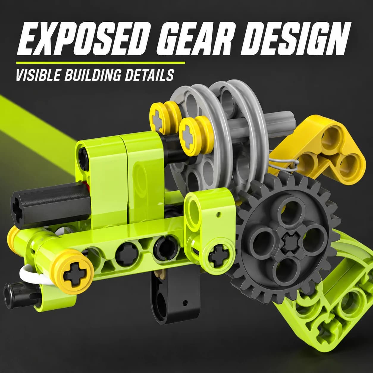 Mechanical Gear Assembly Building Kit