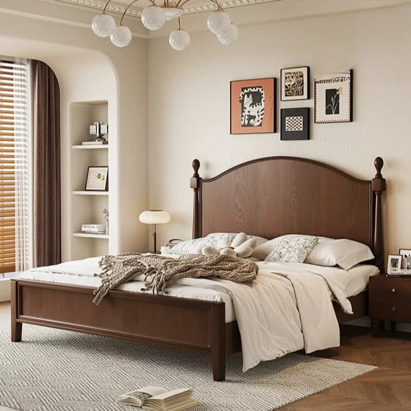 Wooden Nightstands Beds Nightstands Boys Master Double Beds Elevated Storage Kids Camarotes Para Dormitorio Bedroom Furniture