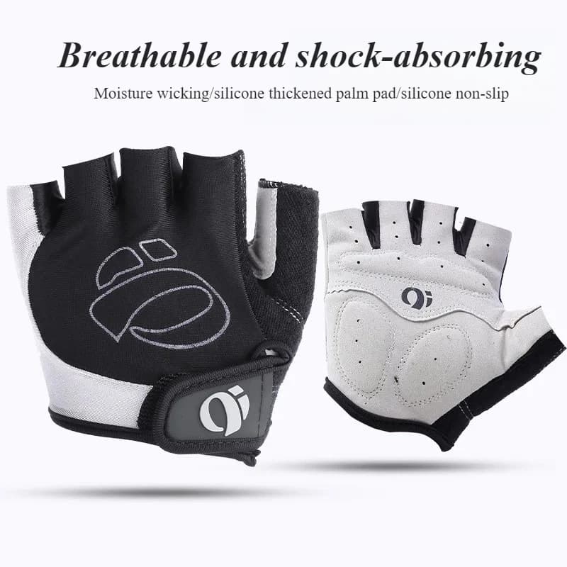 Half Finger Cycling Gloves with Shock-Absorbing Pads