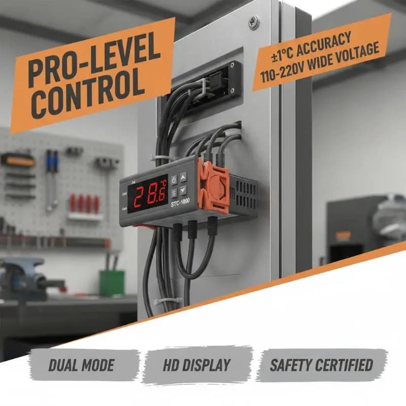 Digital Temperature Controller With Dual Heating Cooling