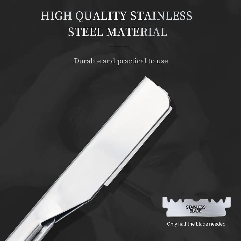 Professional Manual Safety Razor with 10 Blades