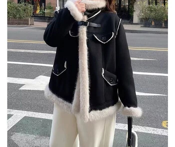 Women's Loose Thick Cotton Outerwear Jacket
