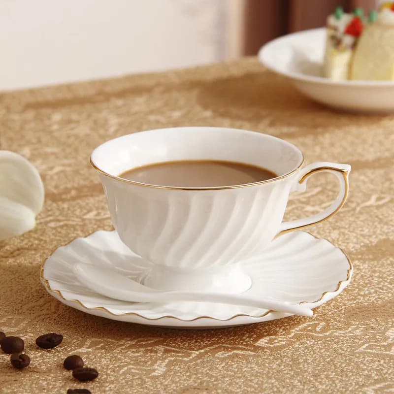 Porcelain Tea and Coffee Cup Set