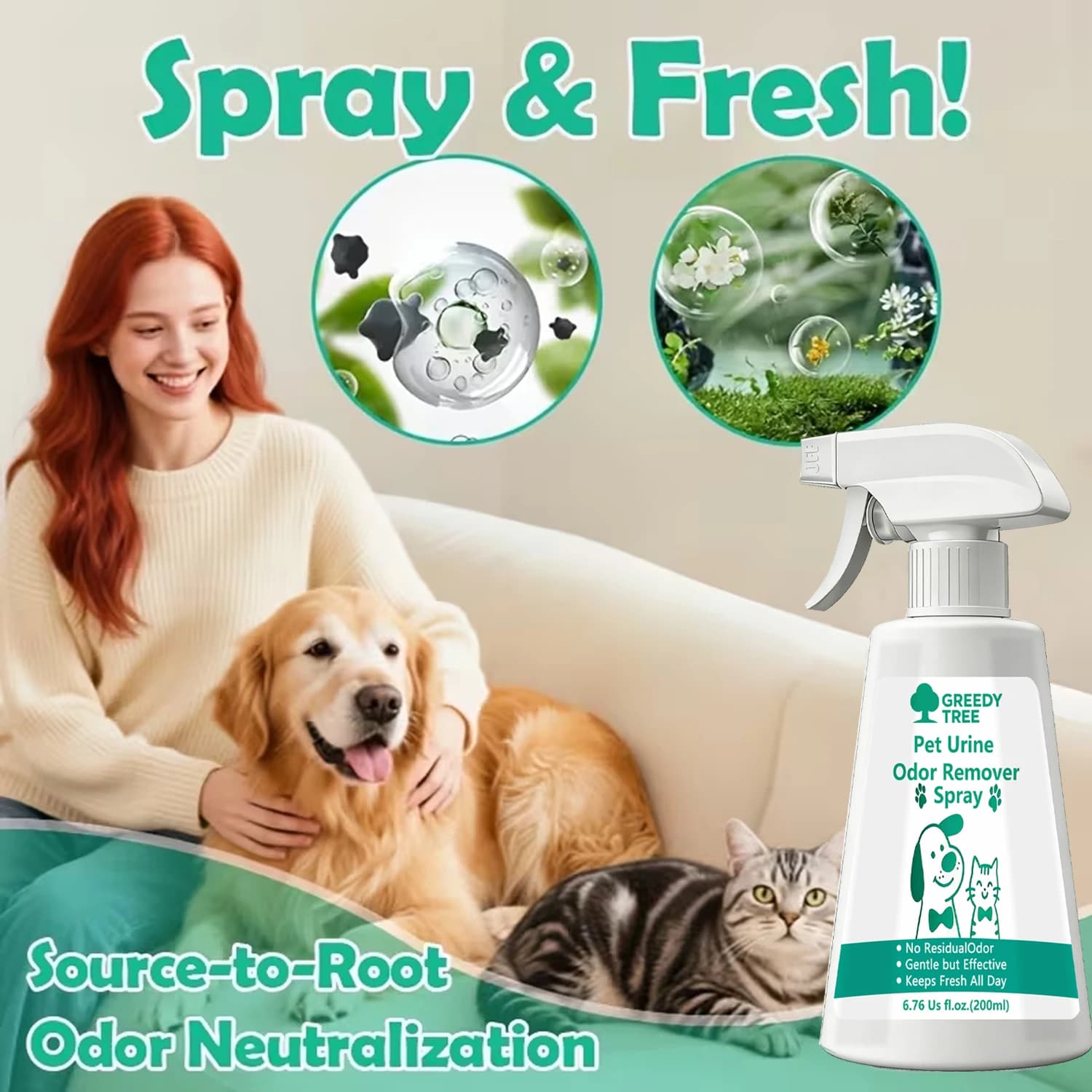 Pet Urine Odor Remover Spray