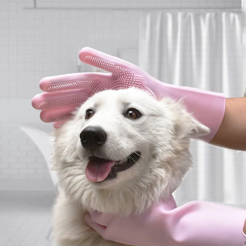Pet Grooming Massage Gloves