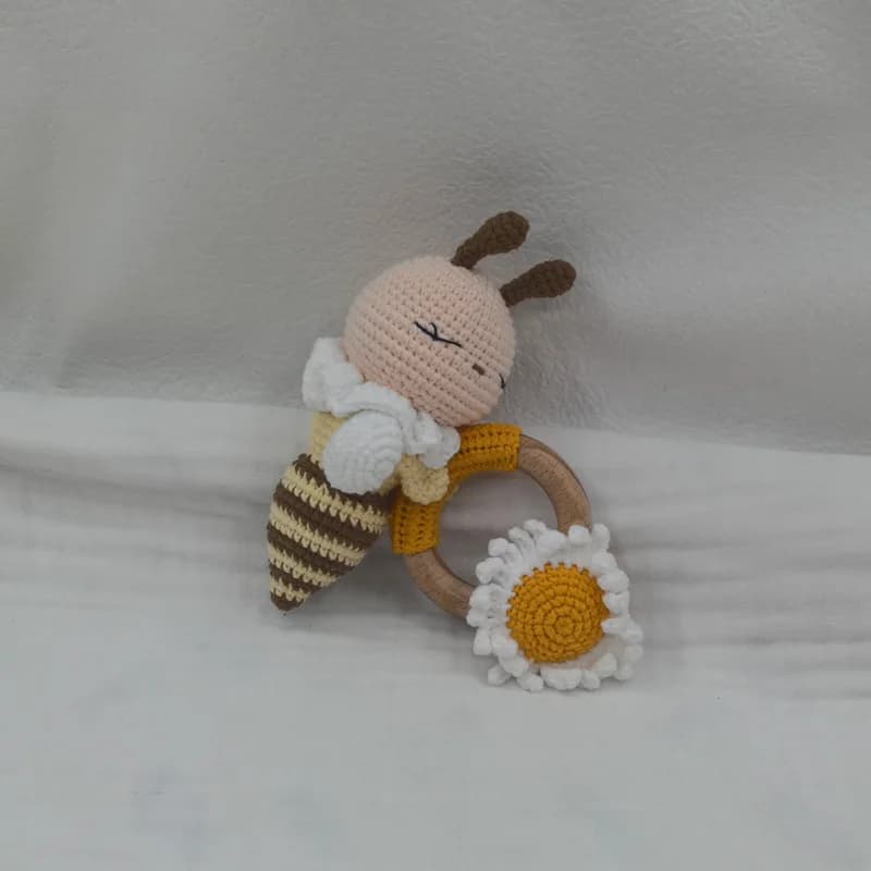 Baby Security Blanket Towel Feeding Bib Soft Towel Cotton Burping Cloth Infant Shower Gift Knitted Lovely Animal Rattle Sleep To