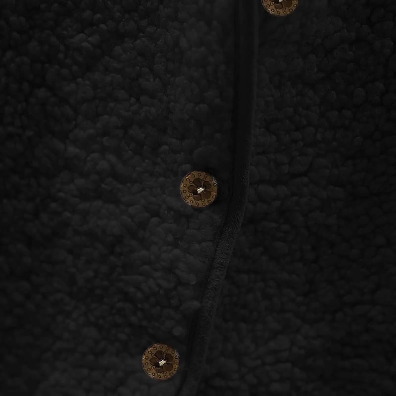 Women's Teddy Fleece Button Vest