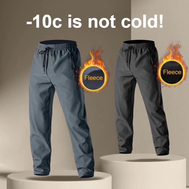 Men's Winter Fleece Hiking Trousers