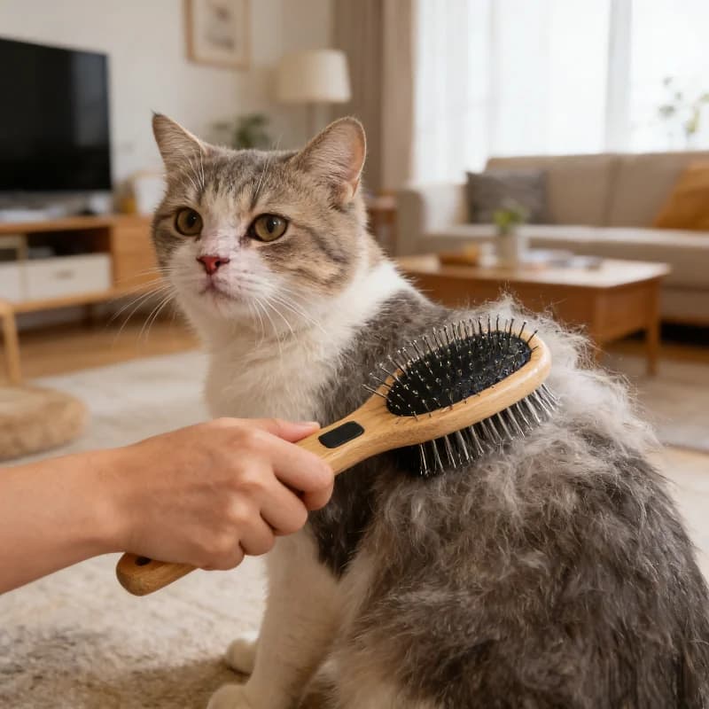Dual-Sided Boar Bristle Pet Brush