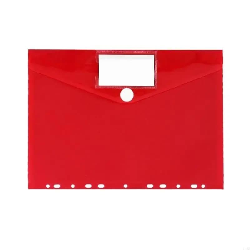 11-Hole File Folder with Label Pocket