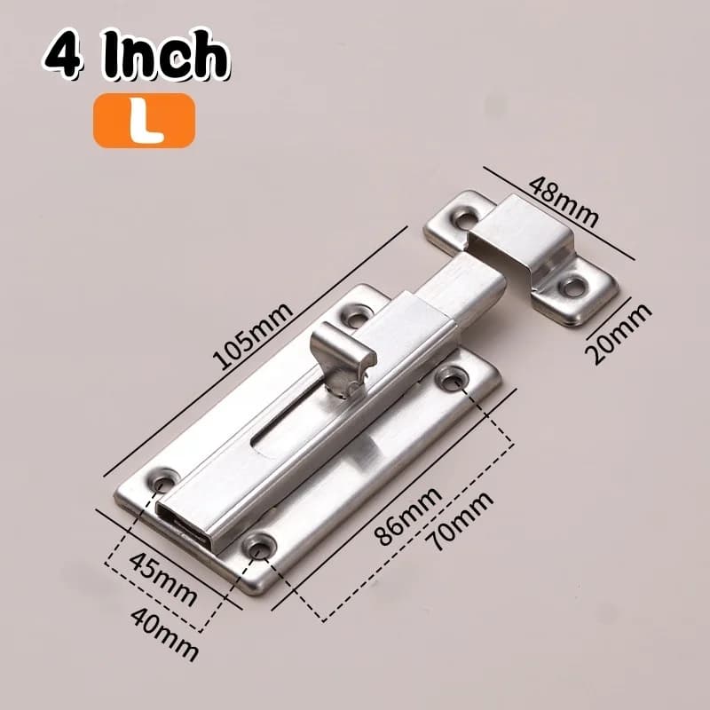 Stainless Steel Double-Ended Door Bolt