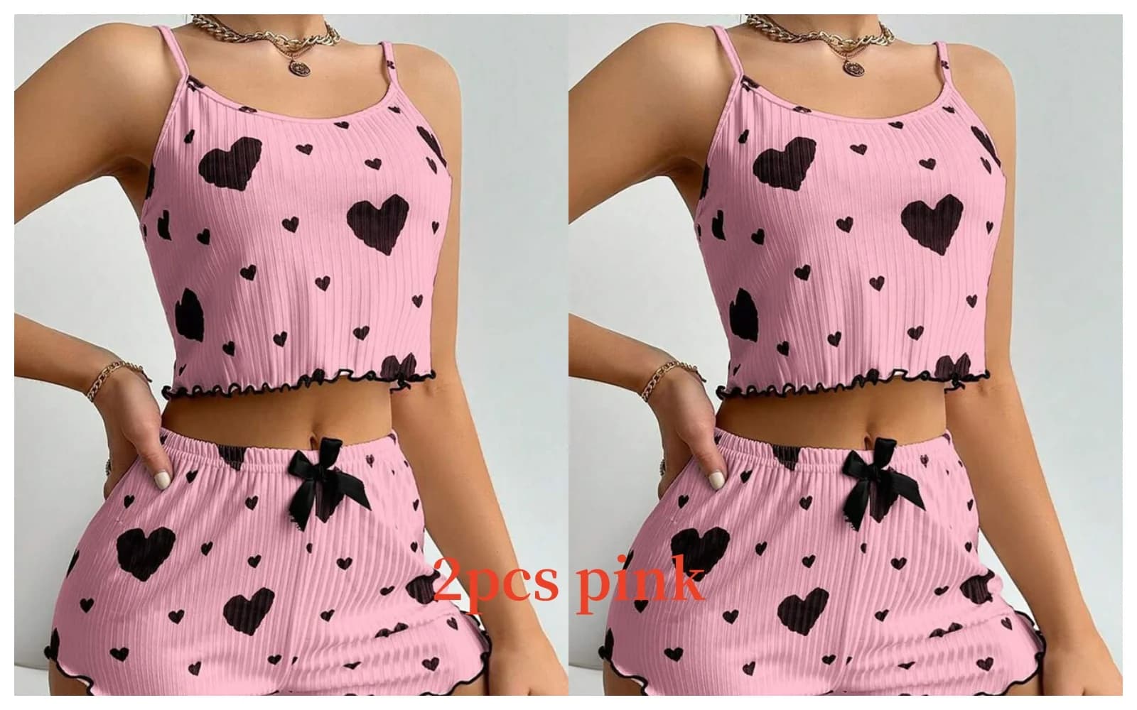 Women's Tank Top and Shorts Pajama Set