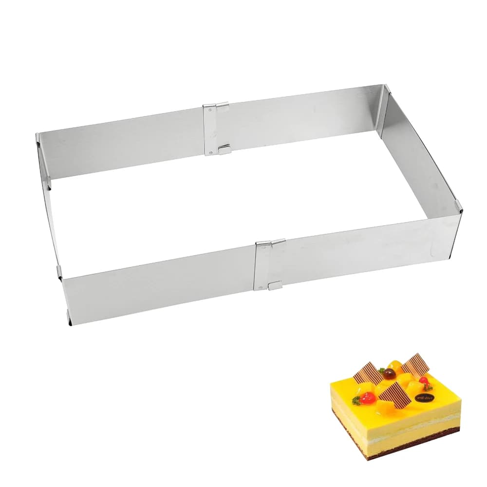 Adjustable Stainless Steel Square Cake Mold