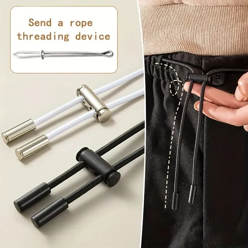 2M Elastic Drawstring Band with Threading Device