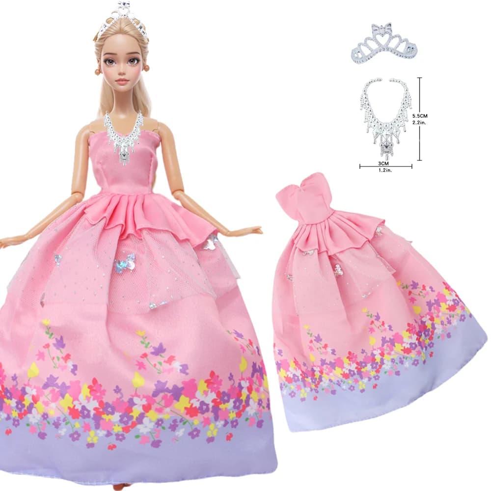 Doll Dress Outfit With Accessories