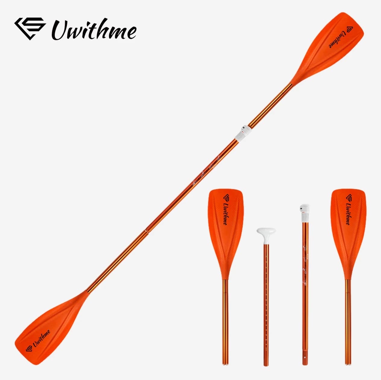 Dual-Purpose Adjustable SUP and Kayak Paddle