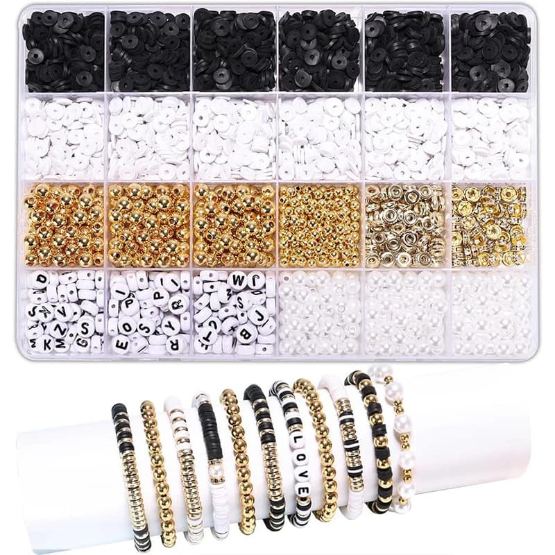 DIY Polymer Clay Beads Bracelet Making Kit