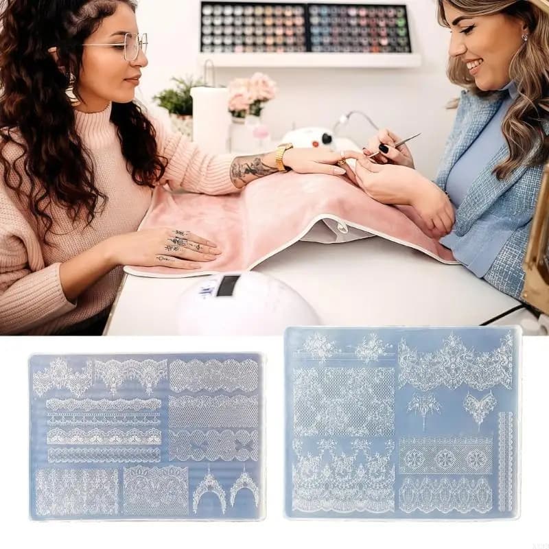 Innovative Silicone Art Mold For Beautiful 3D Lace Creations Ensuring Smooth Release And Reusable Nature Enhancing