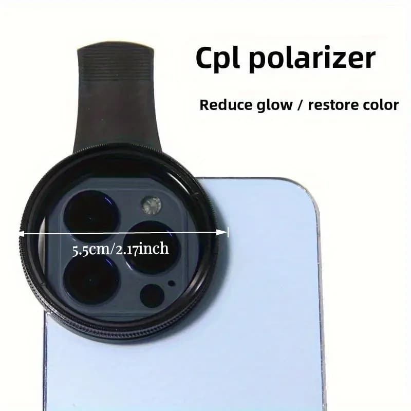 52mm Circular Polarizing Filter for Phone Cameras