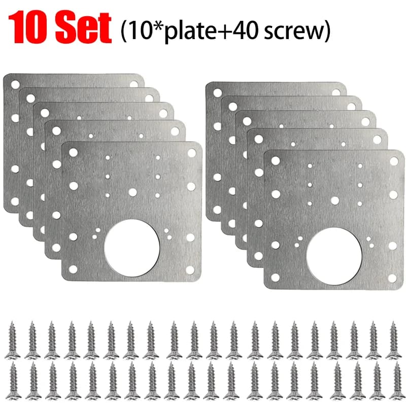 Stainless Steel Hinge Repair Mounting Plate