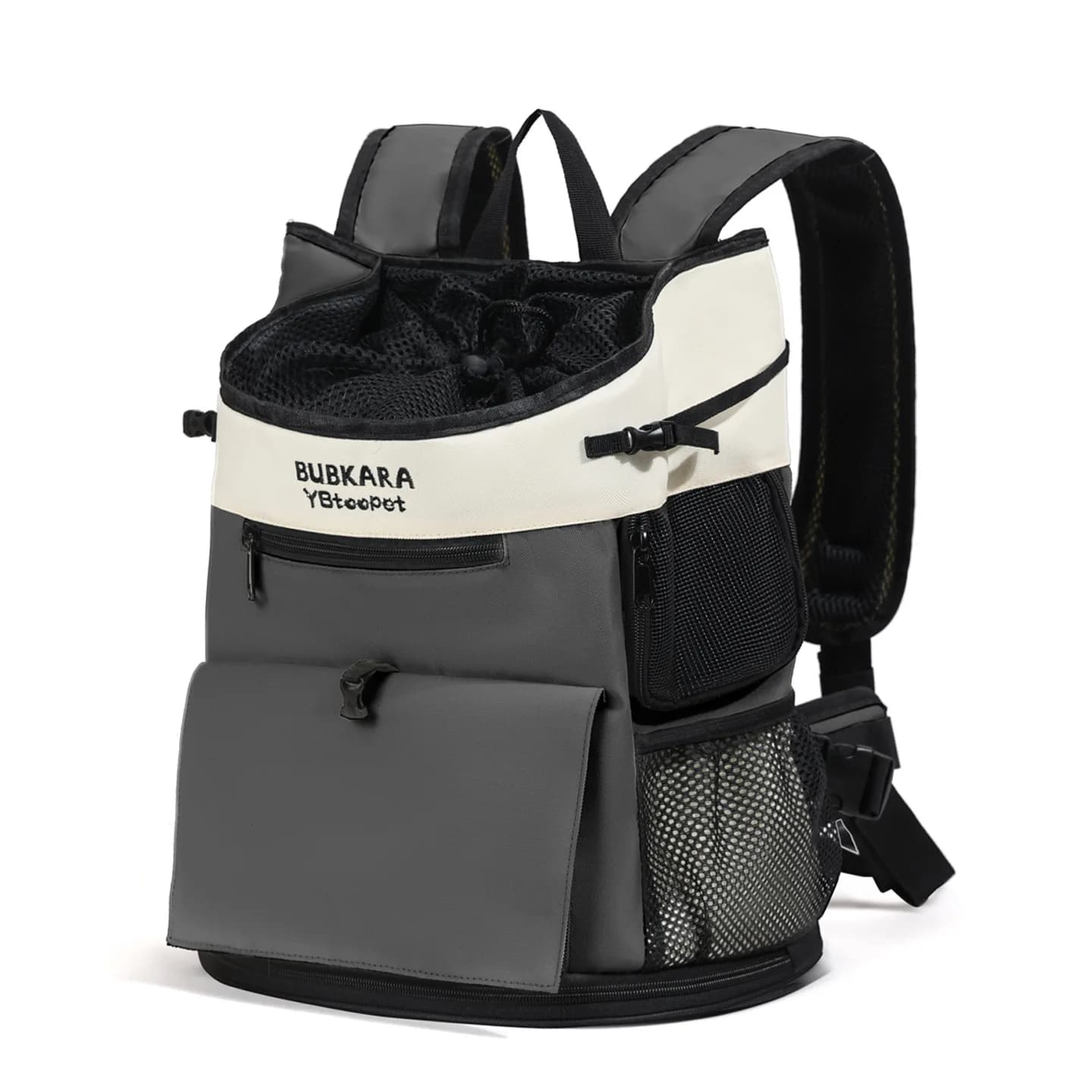 Pet Carrier Backpack with Front-Carry Ventilation