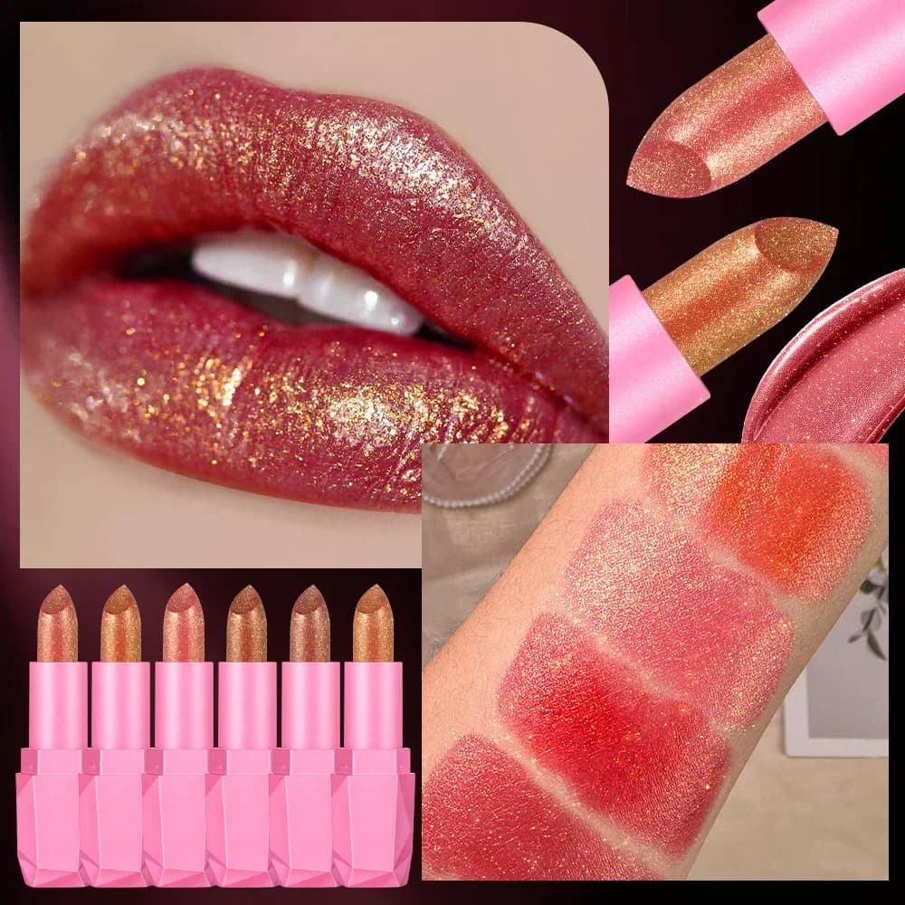 Metallic Glitter Hydrating Lipstick