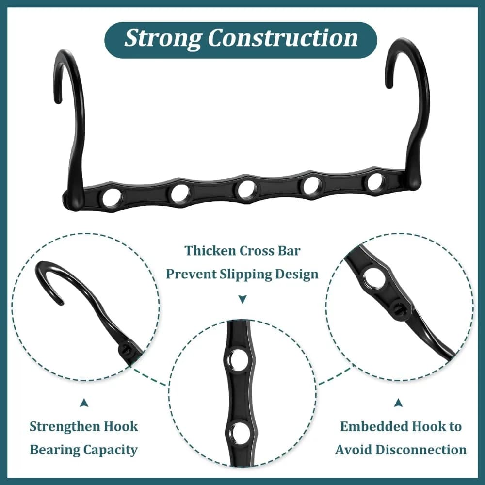 Space-Saving Closet Hangers 6-Pack
