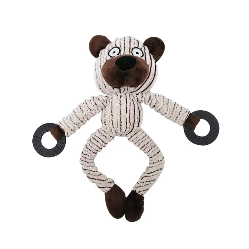 Donkey Dog Toys for Large Dogs Plush Stuffed Dog Toys for Aggressive Chewers Stuffed Dog Toys Durable Squeaky Puppy Chew Toys