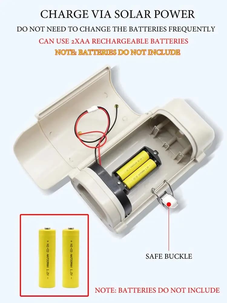 Solar-Powered Dummy Security Camera
