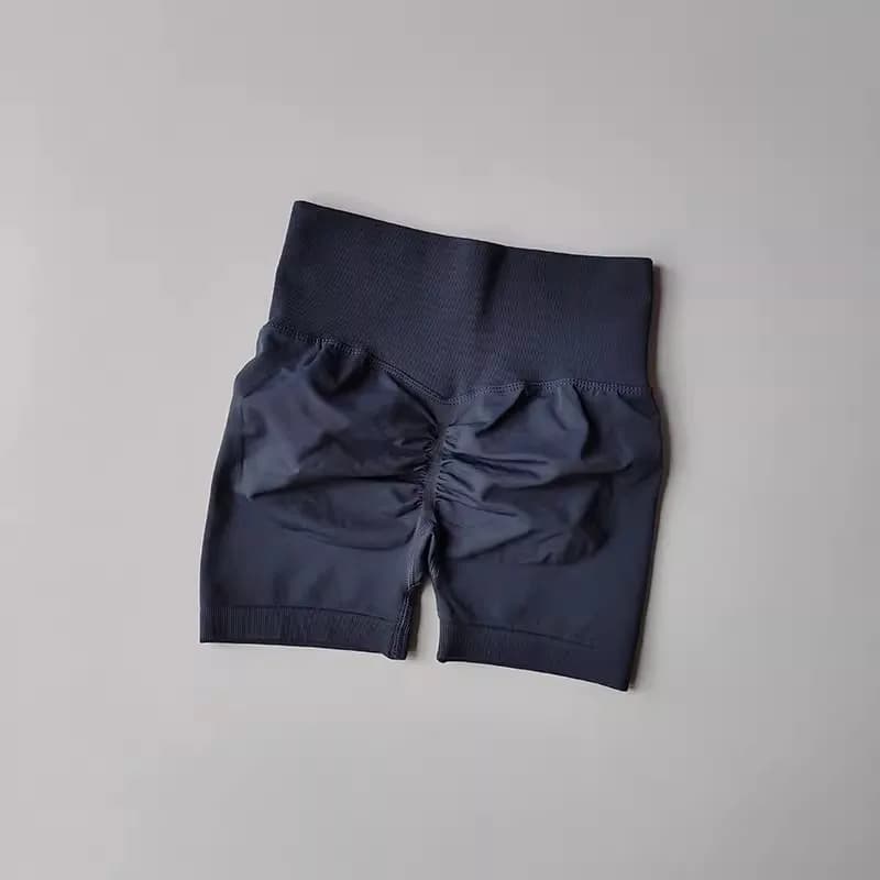 Summer High-Waist Women's Yoga Shorts Breathable Fitness Shorts Butt Lift Sports Running Cycling Push-Up Workout Gym Shorts