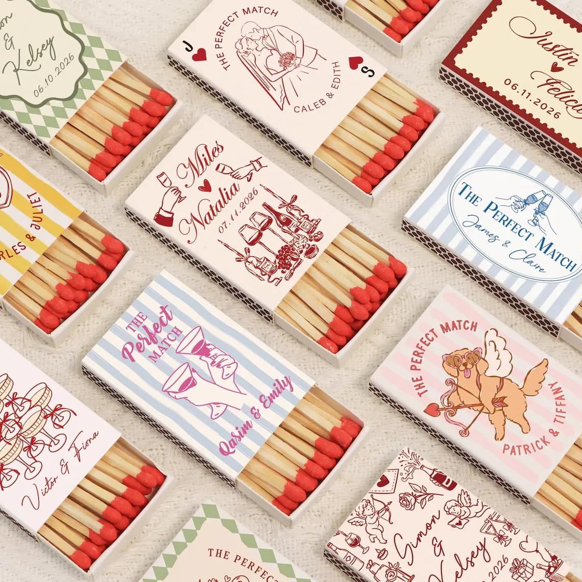 Personalized She Found Her Perfect Match Matchboxes