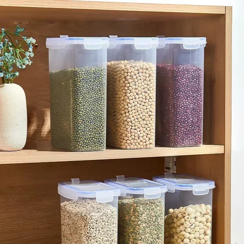 Stackable Food Storage Containers with Lids