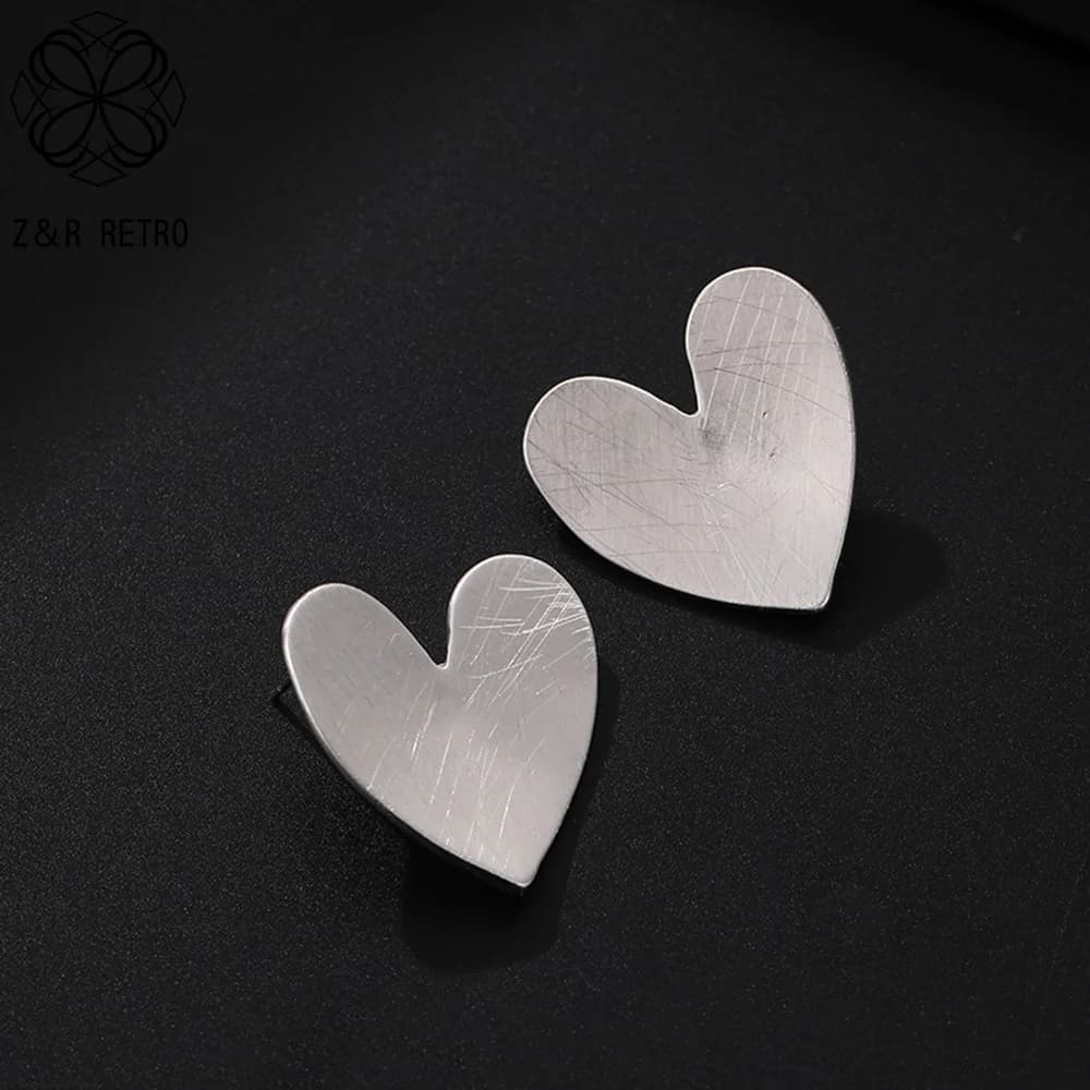 Heart Stud Earrings